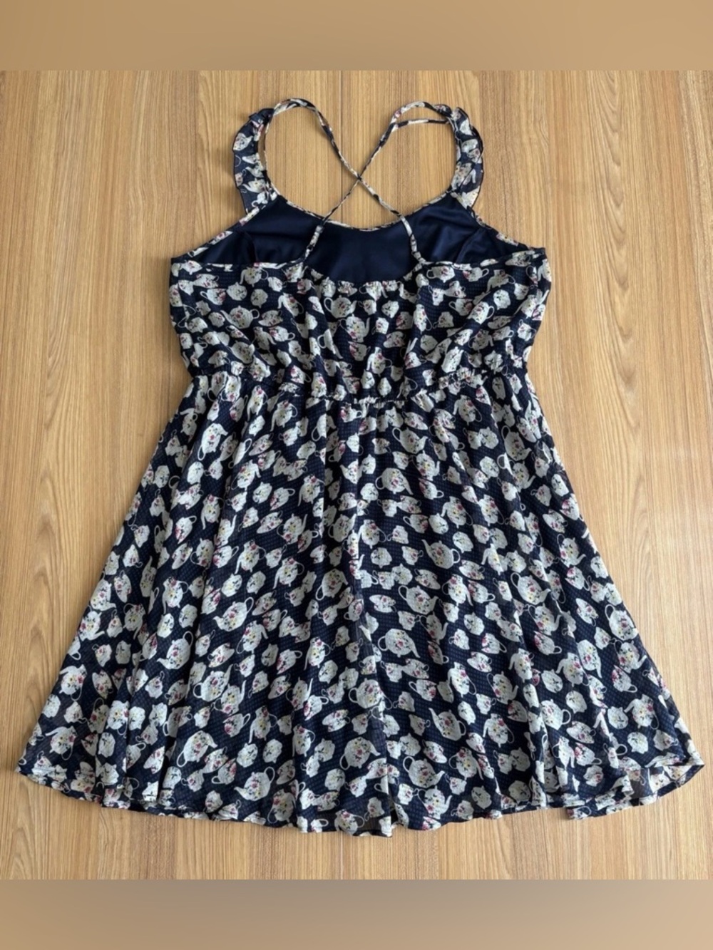 Disney Collection LC Lauren Conrad Teapot Chiffon Dress XXL Whimsical Feminine - Picture 2 of 11